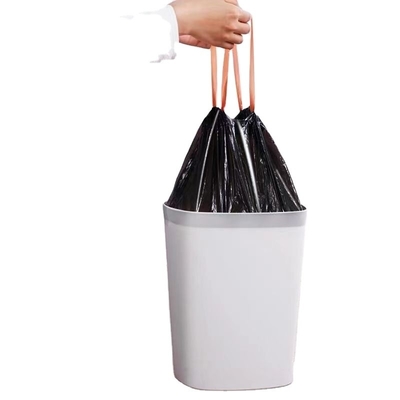 Conception personnalisée Eco Friendly Drawstring Bin Liner pour la gestion des déchets lourds