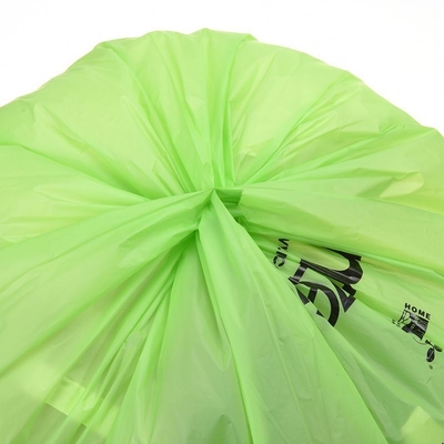 100% biodégradables, compostables, sacs de t-shirts à rouleaux pour la collecte des déchets