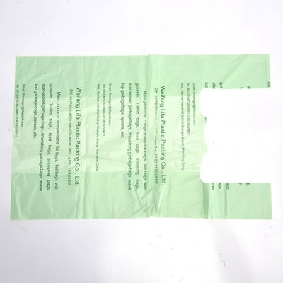 Sacs d'engrais biodégradables compostables certifiés en plastique
