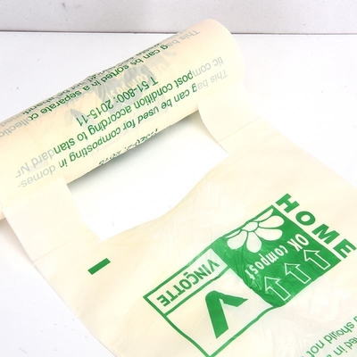 Sacs d'engrais biodégradables compostables certifiés en plastique