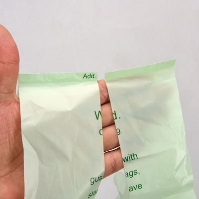 Commande personnalisée acceptable T-shirt biodégradable à 100% sac de magasinage pour produits ménagers