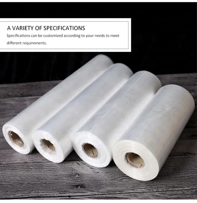Sacs d'emballage en rouleau alimentaire en plastique HDPE transparents personnalisés