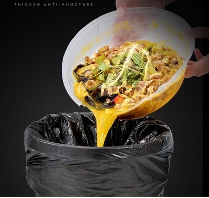 Sacs à ordures en HDPE/LDPE/LLDPE noir et étoilés pour les poubelles de bureaux