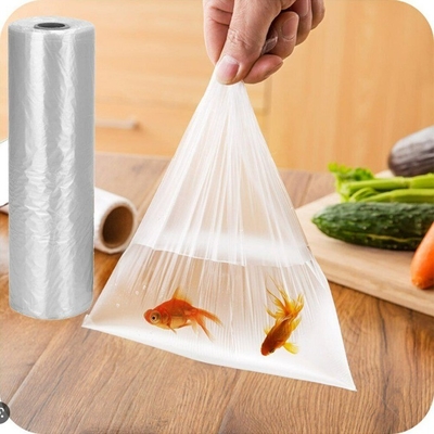 Produire des sacs à rouleaux en HDPE à haute densité pour l'impression du logo du client ou sur demande
