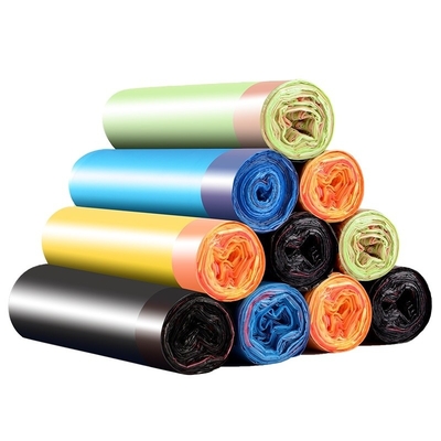 échantillon HDPE/LDPE/LLDPE personnalisation sacs à ordures en plastique noir sac à ordures lourd