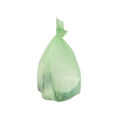 Taille personnalisée Amidon de maïs écologique biodégradable plastique compostable sacs à ordures sur rouleau