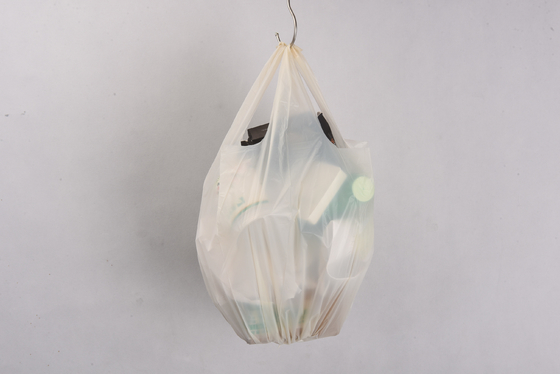 40% de matières premières vertes Structure des matières premières de l'alimentation en plastique réutilisable