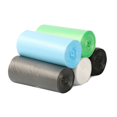 Déchets ménagers et de bureaux HDPE/LDPE/LLDPE sacs à ordures à bouche plate épaissis et jetables