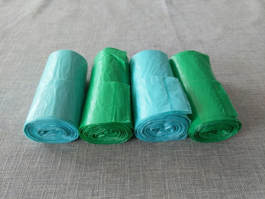 Structure du matériau HDPE/LDPE Sceau d'étoile Sac à ordures en plastique écologique et certifié