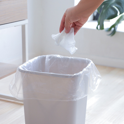 Sac à poignée carré au fond pour les supermarchés écologiques