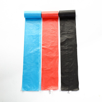 Logo personnalisé Boîte noire Sacs de déchets biodégradables