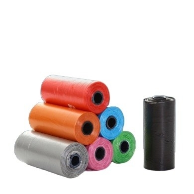 OEM accepté T-shirt en plastique biodégradable à base d'amidon de maïs compostable pour les déchets