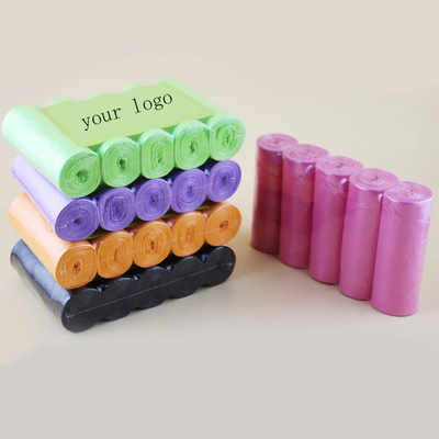 OEM accepté T-shirt en plastique biodégradable à base d'amidon de maïs compostable pour les déchets