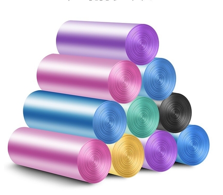 Sacs polyester biodégradables sur rouleau pour les supermarchés