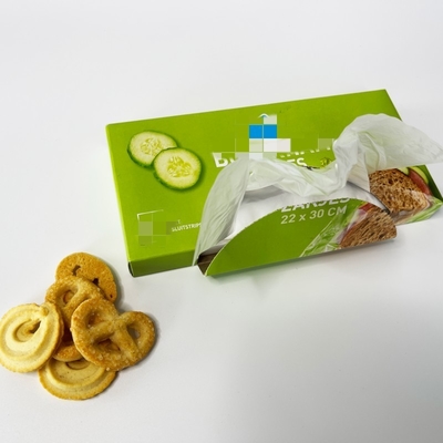Sac d'emballage alimentaire en plastique PE biodégradable sur rouleau pour une protection claire et fraîche