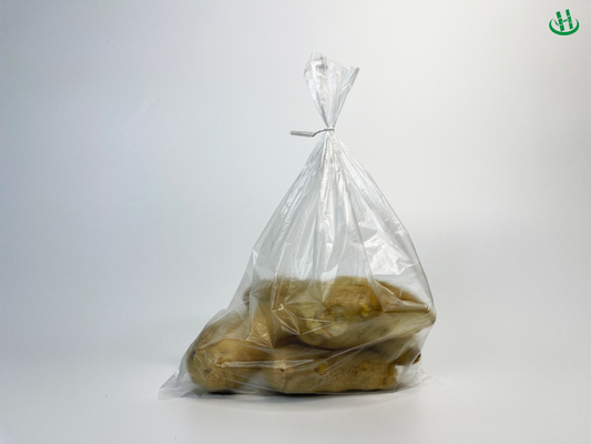 Sacs en HDPE transparents pour les légumes HDPE/LDPE/LLDPE résistant aux déchirures sacs en plastique en rouleau pour supermarchés