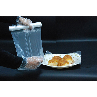Emballage alimentaire en HDPE LDPE transparent Sac d'épicerie en plastique sur rouleau avec taille personnalisée