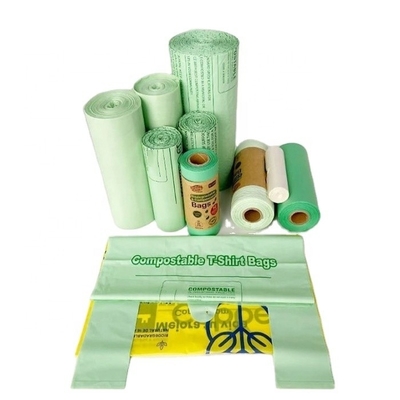 Déchets de déchets Biodégradables sacs en plastique compostable avec PBAT/PLA/matériau amidon