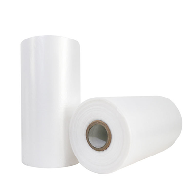 Sac alimentaire plat biodégradable en HDPE transparent imprimé sur mesure sur rouleau pour les supermarchés 5-100 Mic