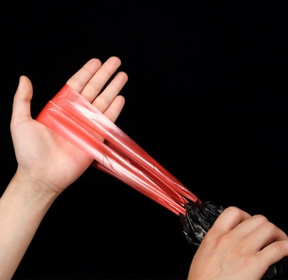 Sac à ordures portable à corde à tirer pour le ménage, de couleurs variées, pour faciliter la gestion des déchets