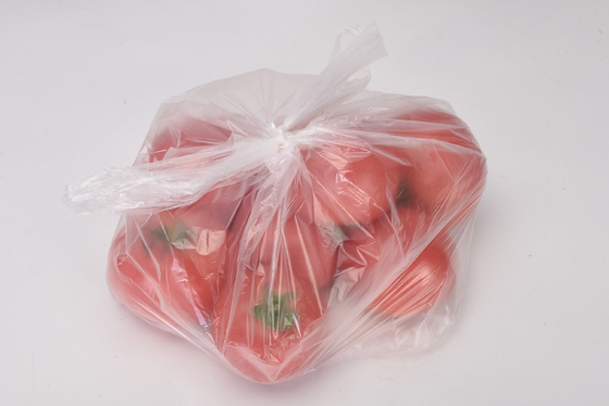 Certificat d'admissibilité du compost Sacs en rouleau en plastique HDPE biodégradables pour la protection de la fraîcheur