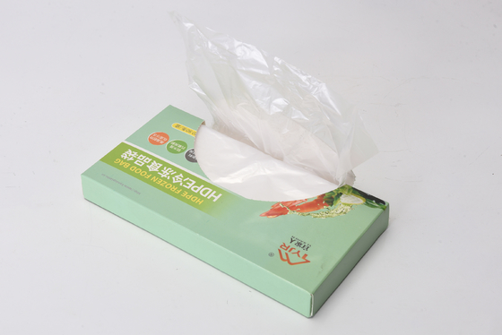 Certificat d'admissibilité du compost Sacs en rouleau en plastique HDPE biodégradables pour la protection de la fraîcheur