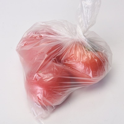 Sacs en plastique transparent beige en rouleau pour la protection contre la fraîcheur des aliments ménagers en vrac