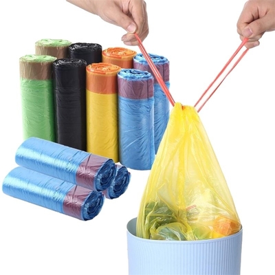 Sac en plastique portable à fermeture automatique sur mesure pour la classification des déchets de cuisine