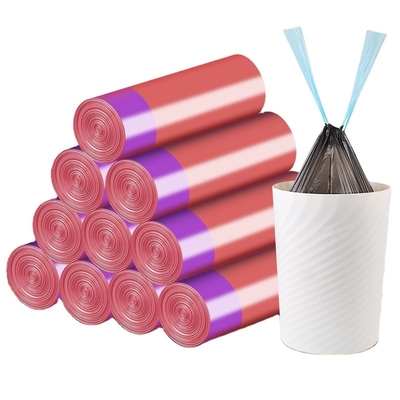 Sac en plastique portable à fermeture automatique sur mesure pour la classification des déchets de cuisine