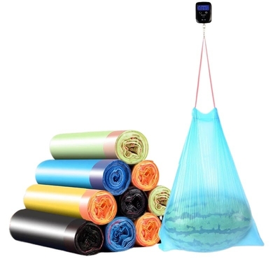 Sacs à ordures en plastique biodégradable et compostable sur rouleau avec échantillons disponibles