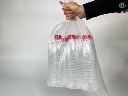 Sac en plastique épaissi pour ménage 5-100 microns Épaisseur gilet à quatre couleurs Tri des ordures