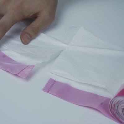 Sacs à cordes conçus pour les déchets HDPE Sacs en plastique pour déchets Emballage sur mesure