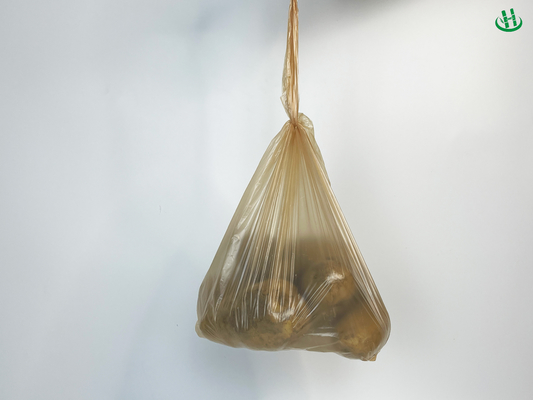 Sac perforé respirant pour fruits et légumes, sac en plastique épaissi en blanc transparent
