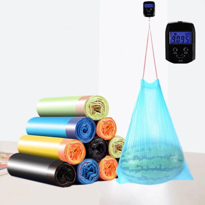 Sac à ordures en HDPE pour cuisine à corde de traction pour une gestion écologique des déchets