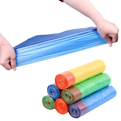 Sac à ordures en HDPE pour cuisine à corde de traction pour une gestion écologique des déchets