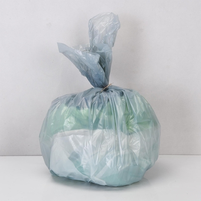 Traitement de surface d'impression offset LDPE Sac à ordures en plastique sur rouleau pour poubelles beige