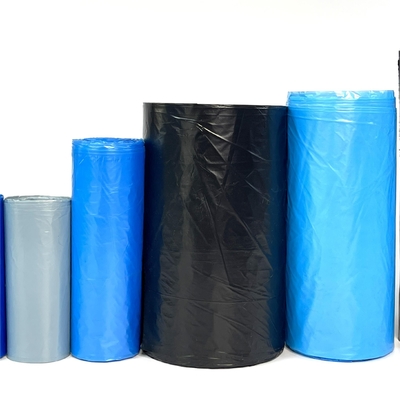Sac à ordures en plastique noir à haute densité liner avec impression offset