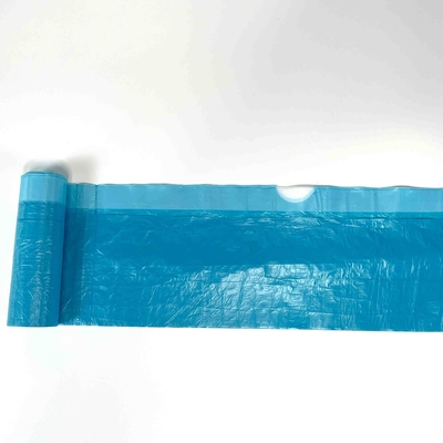 Impression offset Commande personnalisée 2023 Sac à ordures à corde dégradable Sac à ordures plastique