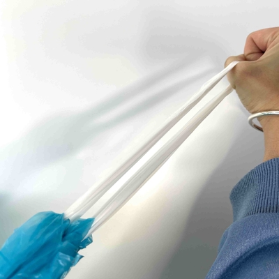 Impression offset Commande personnalisée 2023 Sac à ordures à corde dégradable Sac à ordures plastique
