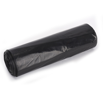 Sacs à ordures transparents en HDPE 120L avec corde de traction pour produits ménagers