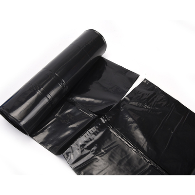 Sacs à ordures transparents en HDPE 120L avec corde de traction pour produits ménagers