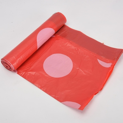 5 à 50 microns d'épaisseur Green Custom Logo Printing Orange Sac à ordures en plastique parfumé
