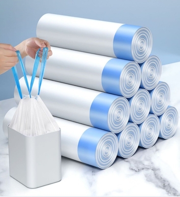 Commande personnalisée acceptée 13 gallons HDPE/LDPE/LLDPE sac à ordures en plastique pour les besoins personnalisés