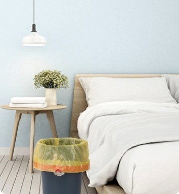 Commande personnalisée acceptée 13 gallons HDPE/LDPE/LLDPE sac à ordures en plastique pour les besoins personnalisés