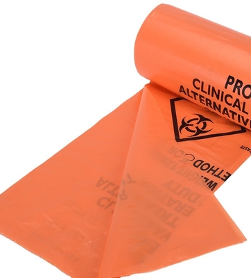 Sacs à sacs en HDPE/LDPE/LLDPE imprimés en offset pour déchets médicaux