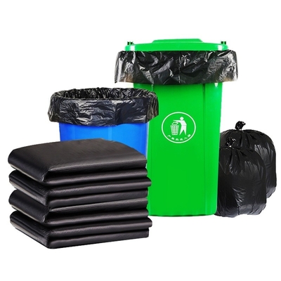 Taille personnalisée plié individuellement HDPE plastique nettoyage entrepreneur sac à ordures d'emballage