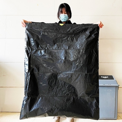 5-50 microns Épaisseur sur commande en plastique Noir Rejeter les ordures Les ordures Sacs d'emballage