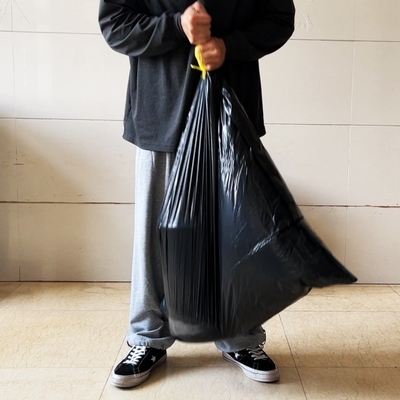 5-50 microns Épaisseur sur commande en plastique Noir Rejeter les ordures Les ordures Sacs d'emballage