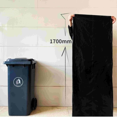 Matériel HDPE/LDPE/LLDPE Sacs à ordures extérieurs noirs extrêmement volumineux pour l'industrie