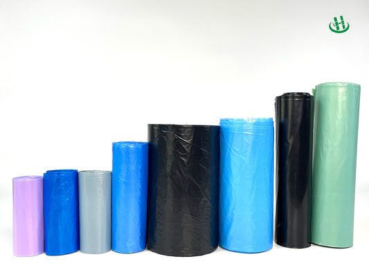 Matériel HDPE/LDPE/LLDPE Sacs à ordures extérieurs noirs extrêmement volumineux pour l'industrie